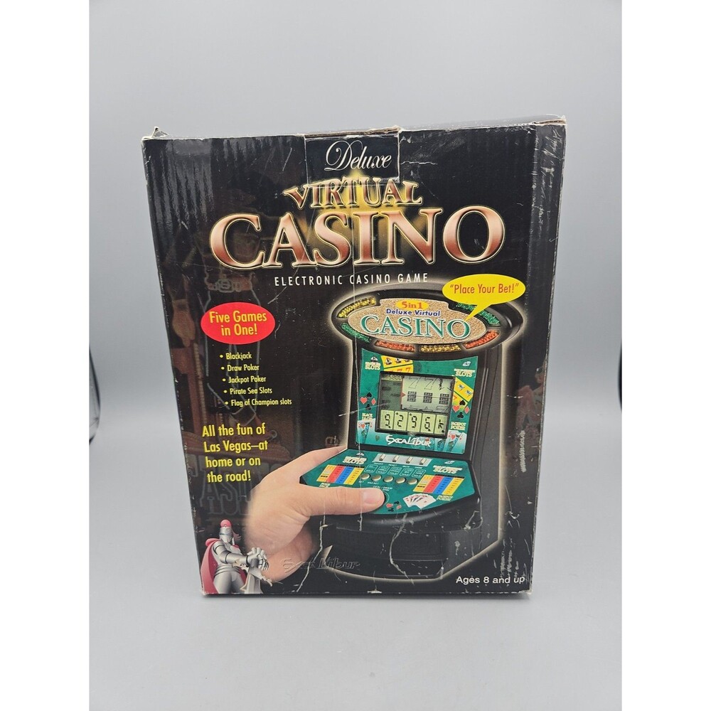 Excalibur 5in1 Deluxe Virtual Casino Poker Blackjack Slots Tested/Works